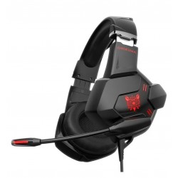 ONIKUMA K11 LED LIGHT 50MM DRIVERS 3D STEREO SOUND GAMING HEADSET WITH MIC - BLACK