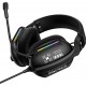 ONIKUMA X12 MOBILE LAPTOP HEADSET NOISE-CANCELING MIC FOR PS4 PS5 PC ON-EAR HEADSET WITH WIRED SURROUND SOUND 3.5MM RGB COLOURFUL LIGHTING GAMING HEADSET - BLACK