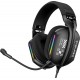 ONIKUMA X12 MOBILE LAPTOP HEADSET NOISE-CANCELING MIC FOR PS4 PS5 PC ON-EAR HEADSET WITH WIRED SURROUND SOUND 3.5MM RGB COLOURFUL LIGHTING GAMING HEADSET - BLACK