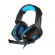 PHOINIKAS H-1 3D STEREO SOUND NOISE-CANCELLING MIC OVER EAR GAMING HEADSET - BLACK AND BLUE