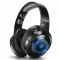 PHOINIKAS Q9 3.5MM WIRED/WIRELESS/BLUETOOTH 7.1 STEREO 40MM DRIVER BLUE LED LIGHT WITH MIC FOR PC PS3/4 