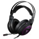 RAPOO VH520C 50MM DRIVERS ADJUSTABLE DE-NOISING MICROPHONE ILLUMINATED RGB WIRED GAMING HEADSET - BLACK 