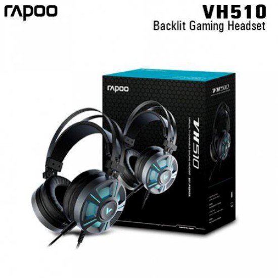 RAPOO VH510 VIRTUAL 7.1 CHANNELS RGB GAMING HEADSET