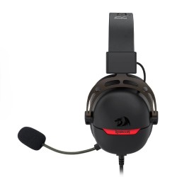 REDRAGON AURORA H376 WIRED RGB 7.1 SURROUND SOUND 40MM DRIVERS NOISE-CANCELING MIC INLINE EQ CONTROL LIGHTWEIGHT DESIGN MULTI-PLATFORM GAMING HEADSET - BLACK
