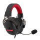 REDRAGON AURORA H376 WIRED RGB 7.1 SURROUND SOUND 40MM DRIVERS NOISE-CANCELING MIC INLINE EQ CONTROL LIGHTWEIGHT DESIGN MULTI-PLATFORM GAMING HEADSET - BLACK