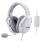 REDRAGON AURORA H376 WIRED RGB 7.1 SURROUND SOUND 40MM DRIVERS NOISE-CANCELING MIC INLINE EQ CONTROL LIGHTWEIGHT DESIGN MULTI-PLATFORM GAMING HEADSET - WHITE