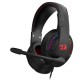 REDRAGON CRONUS H211 IMMERSIVE GAMING EXPERIENCE 40MM DRIVERS NOISE-CANCELING MIC LIGHTWEIGHT MEMORY FOAM RGB MULTI PLATFORM WIRED GAMING HEADSET - BLACK