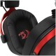 REDRAGON CYBILL H312 7.1 SURROUND SOUND 50MM DRIVERS PU LEATHER EAR PADS DETACHABLE NOISE CANCELLING MICROPHONE IN-LINE CONTROLS MULTI-PLATFORM SUPPORT WIRED RGB GAMING HEADSET- BLACK