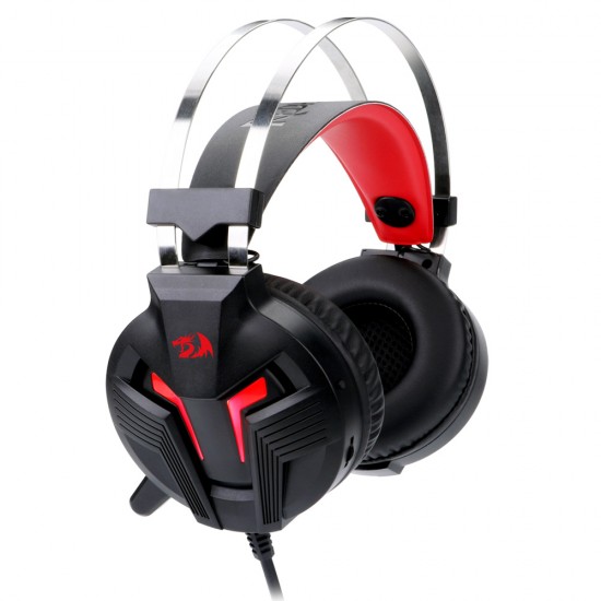 REDRAGON MEMECOLEOUS H112 STEREO 3.5MM JACK LED BACKLIT MULTI-PLATFORM WIRED GAMING HEADSET 