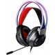 REDRAGON H231 SCREAM 40MM DRIVERS STEREO SURROUND SOUND MULTI-PLATFORM WIRED GAMING HEADSET - BLACK