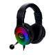 REDRAGON H350 PANDORA RGB 7.1 SURROUND SOUND GAMING HEADSET  50MM DRIVERS - DETACHABLE MICROPHONE - BLACK 