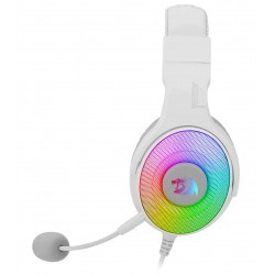 REDRAGON H350 PANDORA RGB WIRED GAMING HEADSET WITH DYNAMIC RGB BACKLIGHT 50MM DRIVERS  - WHITE