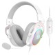 REDRAGON ZEUS-X H510 7.1 SURROUND SOUND 53MM DRIVERS FABRIC CUSHIONS NOISE-CANCELING MIC INLINE CONTROLS RGB BACKLIGHT MULTI-PLATFORM COMPATIBLE RGB WIRED GAMING HEADSET - WHITE