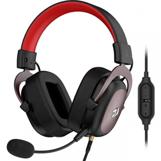 REDRAGON H510 ZEUS 2 7.1 SURROUND SOUND DETACHABLE MICROPHONE WIRED GAMING HEADSET 