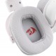 REDRAGON ZEUS H510 PRO 3-MODE 7.1 SURROUND SOUND 53MM DRIVERS MEMORY FOAM EAR PADS FABRIC COVER MULTI PLATFORM USB POWERED RGB WIRELESS GAMING HEADSET - WHITE