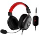 REDRAGON H520 ICON 7.1 SURROUND SOUND MEMORY FOAM EARPADS WIRED GAMING HEADSET - BLACK