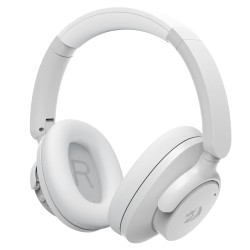 REDRAGON VIBECORE H610G 40MM DRIVERS ADJUSTABLE ROTATING EAR CUPS ANC BLUETOOTH AUX WIRELESS/WIRED GAMING HEADSET – WHITE