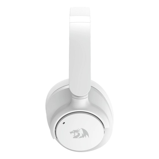 REDRAGON VIBECORE H610G 40MM DRIVERS ADJUSTABLE ROTATING EAR CUPS ANC BLUETOOTH AUX WIRELESS/WIRED GAMING HEADSET – WHITE