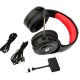 REDRAGON H818 PELOPS PRO 7.1 SURROUND SOUND 2.4G WIRELESS WITH TRANSMITTER GAMING HEADSET - BLACK