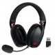 REDRAGON IRE PRO ULTRA-LIGHT 7.1 SURROUND SOUND 40MM DRIVERS WIRELESS GAMING HEADSET - BLACK