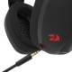 REDRAGON IRE PRO ULTRA-LIGHT 7.1 SURROUND SOUND 40MM DRIVERS WIRELESS GAMING HEADSET - BLACK