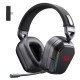 REDRAGON MIRA H868 3-MODE 7.1 SURROUND SOUND 40MM DRIVERS NOISE-CANCELLING MICROPHONE LEATHER EAR PADS 3 EQ MODES DURABLE BUILD WIRELESS RGB GAMING HEADSET - BLACK