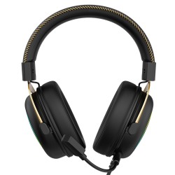 SADES ALCHEMIST 7.1 IMMERSIVE AUDIO RGB USB WITH FLEXIBLE ENC MIC AND INLINE REMOTE FOR PC PS4 PS5 VR GAMING HEADSET – BLACK