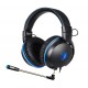 SADES F-POWER SA-717 WIRED ON EAR EXCELLENT STEREO SOUND GAMING HEADSET - BLACK/BLUE