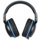 SADES F-POWER SA-717 WIRED ON EAR EXCELLENT STEREO SOUND GAMING HEADSET - BLACK/BLUE