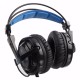 SADES LOCUST PLUS SA-904 VIRTUAL 7.1 SURROUND MULTI-FUNCTIONAL INLINE REMOTE WITH RGB LIGHT GAMING HEADSET - BLACK/BLUE