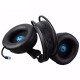 SADES LOCUST PLUS SA-904 VIRTUAL 7.1 SURROUND MULTI-FUNCTIONAL INLINE REMOTE WITH RGB LIGHT GAMING HEADSET - BLACK/BLUE