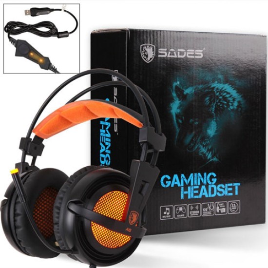 SADES A6 USB 7.1 GAMING HEADSET