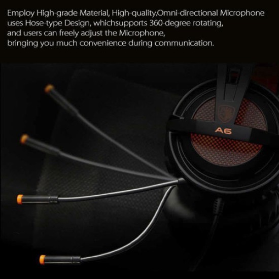 SADES A6 USB 7.1 GAMING HEADSET