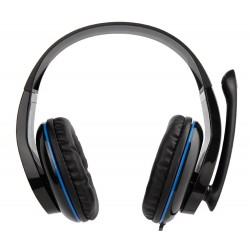 SADES T-POWER SA-701 ENTRY-LEVEL  WIRED SUPER LIGHTWEIGHT HEADSET WITH MIC EXCELLENT STEREO SOUND - BLACK/BLUE