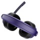 SADES UPOWER LIGHTWEIGHT COMFORTABLE ADJUSTABLE HEADBAND STEREO SOUND WITH NOISE CANCELLING MICROPHONE WIRED GAMING HEADSET - PURPLE