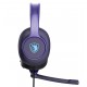 SADES UPOWER LIGHTWEIGHT COMFORTABLE ADJUSTABLE HEADBAND STEREO SOUND WITH NOISE CANCELLING MICROPHONE WIRED GAMING HEADSET - PURPLE