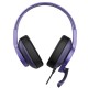 SADES UPOWER LIGHTWEIGHT COMFORTABLE ADJUSTABLE HEADBAND STEREO SOUND WITH NOISE CANCELLING MICROPHONE WIRED GAMING HEADSET - PURPLE