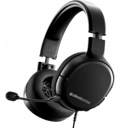 STEELSERIES ARCTIS 1 WIRELESS USB-C DETACHABLE CLEARCAST MICROPHONE FOR PC PS4 NINTENDO SWITCH AND LITE ANDROID GAMIND HEADSET – BLACK