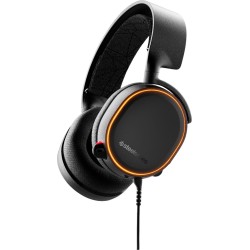 STEELSERIES ARCTIS 5 2019 EDITION CLEARCAST BIDIRECTIONAL MICROPHONE RGB ILLUMINATED WIRED GAMING HEADSET - BLACK 