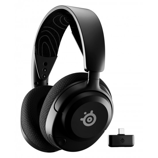 STEELSERIES ARCTIS NOVA 5 NEODYMIUM MAGNETIC DRIVERS 60HR BATTERY WIRELESS MULTI-SYSTEM GAMING HEADSET - BLACK