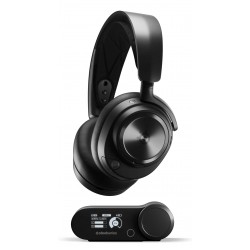 STEELSERIES ARCTIS NOVA PRO WIRELESS HIGH-FIDELITY GAMING AUDIO WITH ACTIVE NOISE CANCELLATION FOR PC & PLAYSTATION - BLACK