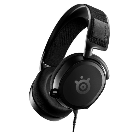 STEELSERIES ARCTIS PRIME HIGH FIDELITY DETACHABLE CABLE NOISE ISOLATING GAMING HEADSET - BLACK