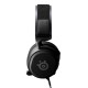 STEELSERIES ARCTIS PRIME HIGH FIDELITY DETACHABLE CABLE NOISE ISOLATING GAMING HEADSET - BLACK 