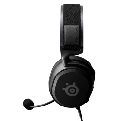 STEELSERIES ARCTIS PRIME HIGH FIDELITY DETACHABLE CABLE NOISE ISOLATING GAMING HEADSET - BLACK 
