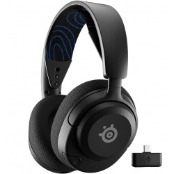 STEELSERIES ARCTIS NOVA 5P GEN2.X MIC MULTI SYSTEM 100+ AUDIO PRESETS 60HR BATTERY QUICK SWITCH 2.4GHZ BLUETOOTH NEODYMIUM DRIVERS CLEARCAST WIRELESS GAMING HEADSET - BLACK