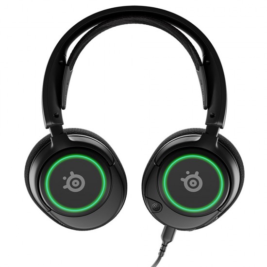STEELSERIES ARCTIS NOVA 3 MULTI PLATFORM LIGHT WEIGHT SIGNATURE SOUND CLEARCAST USB-C CONNECTOR GEN 2 MIC PC, PS5/PS4, XBOX SERIES X S, SWITCH, MOBILE GAMING HEADSET - BLACK