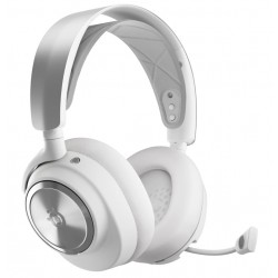 STEELSERIES ARCTIS NOVA PRO PS 40MM AUDIO DRIVERS ANC HI-FI SOUND LIGHTWEIGHT MULTI PLATFORM PRESETS USB-C PS5 SWITCH WIRELESS GAMING HEADSET - WHITE
