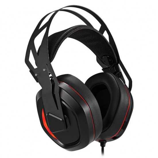 XIBERIA S18 7.1 SURROUND SOUND LED LIGHT USB GAMING HEADPHONES WITH MICROPHONE FOR PC - BLACK