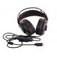 XIBERIA S18 7.1 SURROUND SOUND LED LIGHT USB GAMING HEADPHONES WITH MICROPHONE FOR PC - BLACK