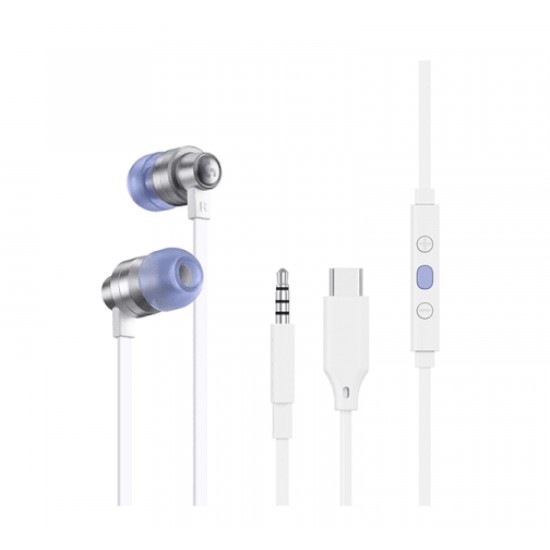 LOGITECH G333 IN-EAR GAMING HEADPHONES WITH MIC DUAL DYNAMIC DRIVER - WHITE 